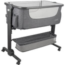 Cuna Portátil Plegable Para Recién Nacido Con Cesta De Almac
