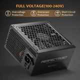 Fuente De Poder Modular Pmt750 Atx 3.1, Pcie 5.1 80 Plusgold Negro