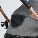 Coche Moises Compacto Ebaby Shiro Color Azul