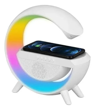 Lámpara de altavoz G Sound Box, cargador de inducción Rgb Bt A, color blanco