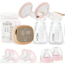Extractor De Leche Doble Portátil Con 4400 Mah Y Luz Nocturn