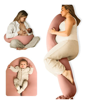 Cuddobaby Almohada De Embarazo 5 En 1 Funda Refrescante, Fir