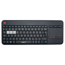 Teclado Inalámbrico Con Touchpad W001 Unitec Teclado Negro Idioma Qwerty