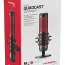 Micrófono HyperX Quadcast 4P5P6AA Condensador Bidireccional color negroS
