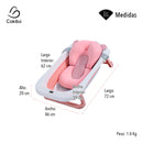 Tina Bañera Plegable Para Bebé Color Rosa Tina Bañera Plegable Para Bebé