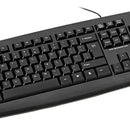 Teclado Clásico Smart Genius Alámbrico Kb-117 Negro