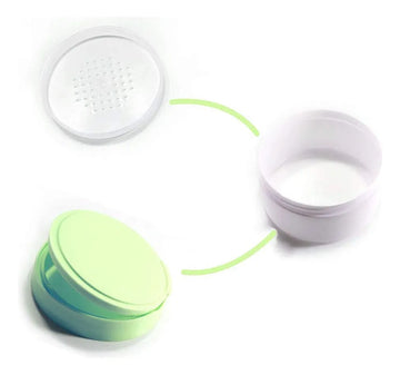 Polvo Suave Para Bebe, Rellenable Y Facil De Usar