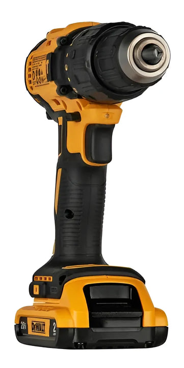 Taladro percutor atornillador inalámbrico de 13mm DeWalt DCD7781D2-B2 + 2 baterías de 2Ah + accesorio con maletín de transporte