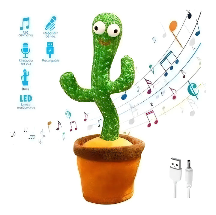 Cactus Bailarín El Imita Voces Adicional Canciones Incluidas