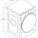 Lavasecadora Whirlpool Carga Frontal 10kg Sistema High Effic Color Grafito