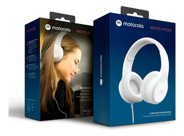 Audífonos Motorola Moto Xt120 Ligeros Diadema Over-ear Color Blanco