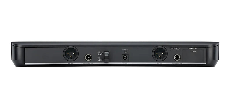 Micrófono Inalámbrico Shure Blx288/pg58-j10 Receptor Doble Color Negro