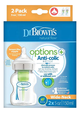 Set Tetero 5oz B A Options + Pq-2 Color Transparente