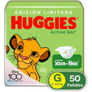 Pañales Huggies Active Sec G 50 - Unidad Género Sin género