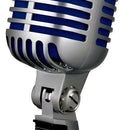 Micrófono Unidyne Shure Super 55 Color Cromado/Azul