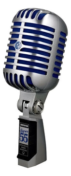 Micrófono Unidyne Shure Super 55 Color Cromado/Azul