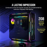 Caja Pc Corsair Icue 5000t Atx Rgb Vidrio Templado