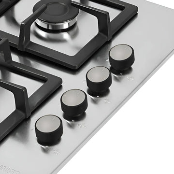 Estufa A Gas 4 Puestos Challenger - Ref. Sp 5240 Acero Inox. Tipo de conexión Gas natural