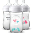 Set De 3 Biberones Elefantes Rosas Phiips Avent