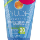Protector Solar Nude Spf 30 En Crema Tubo 40 Ml 2 Unidades