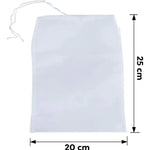2 Filtros Bolsa De Tela Reusable Leche Y Queso