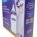 Set X3 Biberones Teteros Lansinoh 8oz Flujo Medio +3m Violeta Set Mamaderas 240 Ml