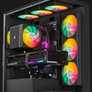 Cooler Uphere Rbg Negro De 6 Heatpipes Y 2 Fanes De 12cm