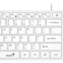 Teclado Genius SlimStar 126 QWERTY color blanco