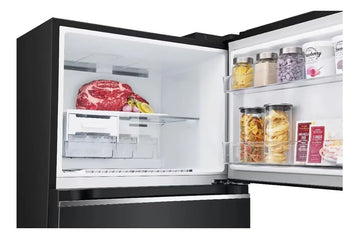 Nevera Lg Top Freezer 394 Lt Doorcooling Thinq Negro Mate