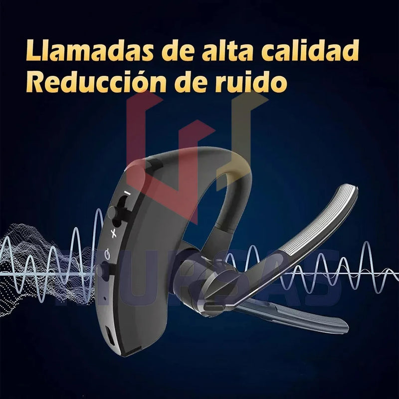 Audífono Bluetooth Llamadas Música Batería Larga Duración Negro