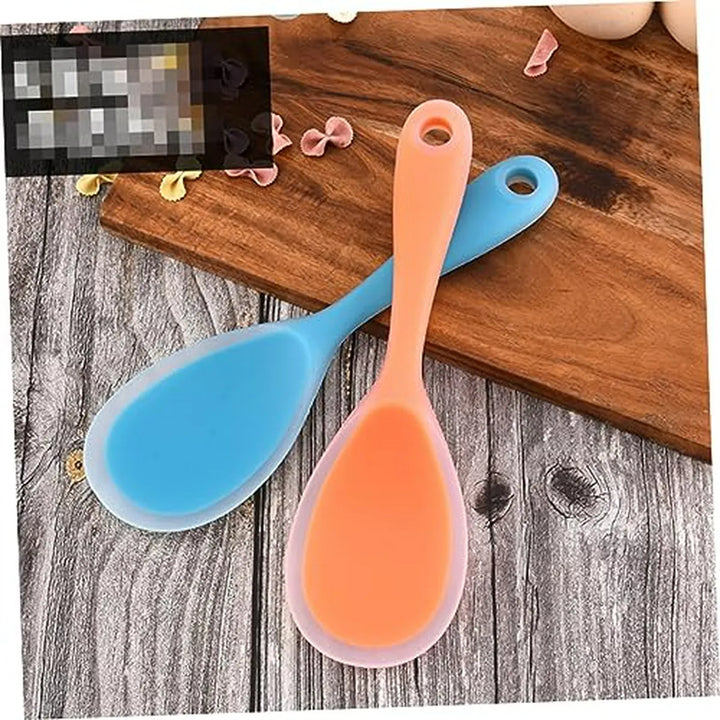 Juego De 2 Cucharas De Arroz De Silicona Antiadherentes Para