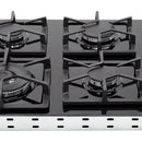 Estufa De Empotrar Tandoori Cristal Gas Natural Haceb 9002295 Color Negro