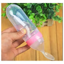 Cuchara Dispensadora Para Sopas, Jugos Y Papillas Para Bebés Color Rosa