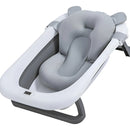 Bañera Soporte Banera Treq Plegable Con Termómetro Gris Lisa