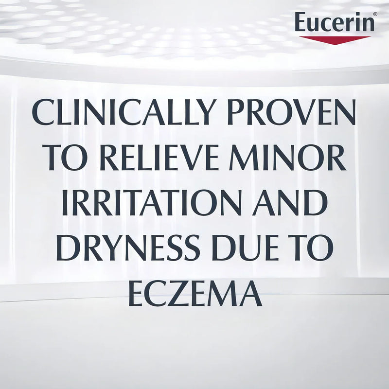 Eucerin Baby Eczema Relief Crema 226 g | Hidratante Suave Hipoalergénica Sin Fragancia Para Bebé con Piel Seca, Sensible o con Eczema | Loción Dermatológica con Avena Coloidal Que Calma, Protege y Ali