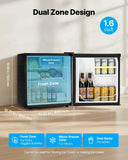 Mini Nevera 46l Frigorífico Hogar Casa Oficina Bar Cerveza Gris