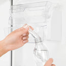 Nevera No Frost 267 Litros Brutos Mabe Rma267pycc Con Dispensador Color Negro Black Steel