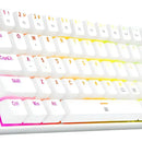 Teclado Mecánico Redragon Dragonborn K630w Red Switch Color Del Teclado Blanco Idioma Inglés Us