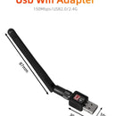Adaptador Wifi Usb 600mbps Antena 802.iin 802-1 Wireless