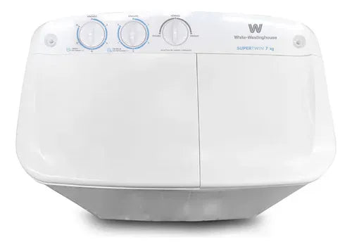 Lavadora 7kg Semiautomática White Westinghouse Wwtb07m6muww Blanco