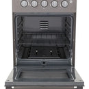 Estufa Romero Mixta Haceb 50 Cms Gas Natural Plata