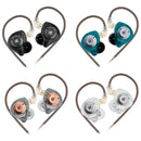 Auriculares Kz Edx Pro X Black Return sin micrófono