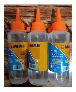 Silicona Liquida 100 Ml Pegar Madera Plastico Unicel Tela