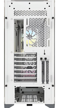 Gabinete Corsair Icue 5000x Rgb Blanco Vidrio Templado Atx