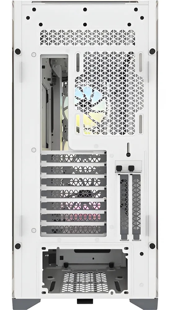 Gabinete Corsair Icue 5000x Rgb Blanco Vidrio Templado Atx