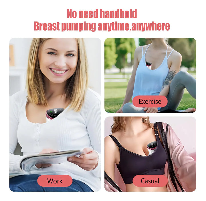 Extractor De Leche Manos Libres Con Pantalla Tactil Intelige