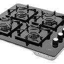 Estufa De Empotrar Tandoori Cristal 66x54 Gas Natural Haceb Color Negro