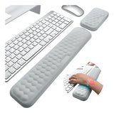 Apoya Muñecas Reposa Brazo Teclado Y Mouse Memory Foam Pad Gris No Aplica