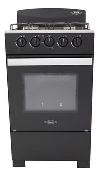 Estufa Romero Torre Haceb 50 Cms Gas Natural Negra Color Negro