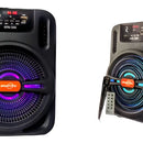 Parlante Mini Cabina Sonido Bafle Portátil Micrófono Control Diseño 1